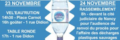 Nestlé en procès 2025 - Acte #1 Exigeons la justice Remettons l'eau en commun