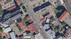 Rue Saint-Léon actuellement, vue de dessus